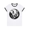 4053 Women's Maple Ringer Tee Thumbnail